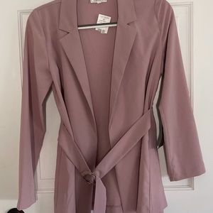 Mauve Blazer Blouse | SMALL